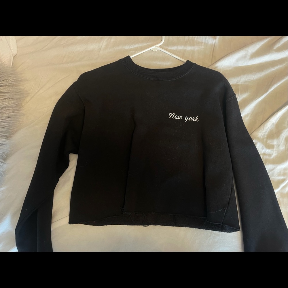 Cropped sweatshirt